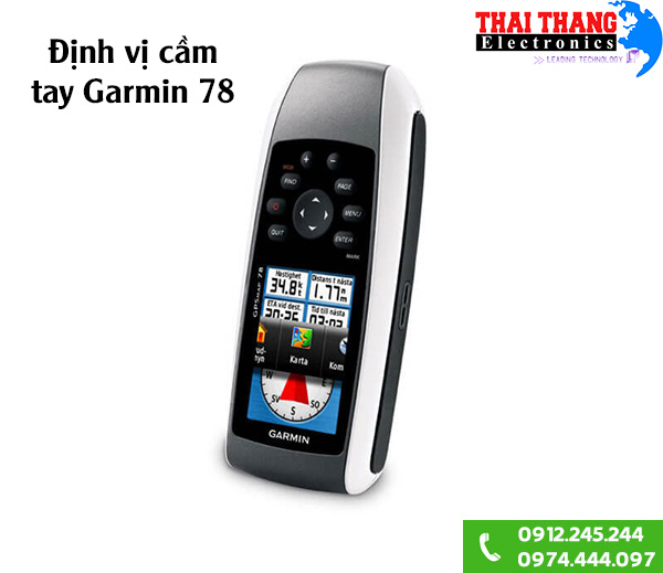 Máy định vị cầm tay GPS Garmin GPSMAP 78